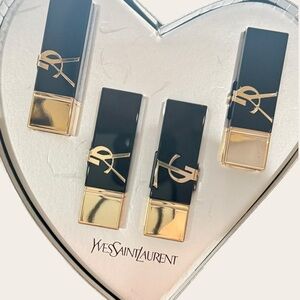 Yves Saint Laurent Beige Heart Design